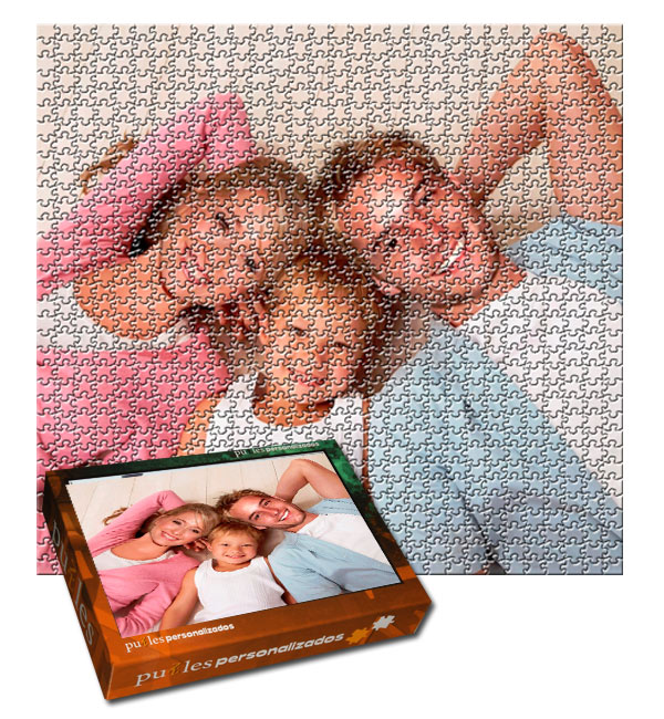 Puzzle photo personnalisé avec boîte