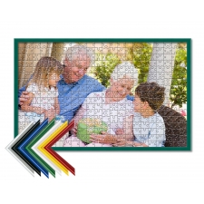 Puzzle personnalisé avec cadre 500 pièces