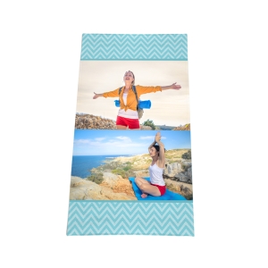 Serviette de bain personnalisée avec photo